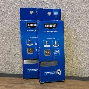 Hart Schaffner Marx Blue and Silver Brad Nail Boxes